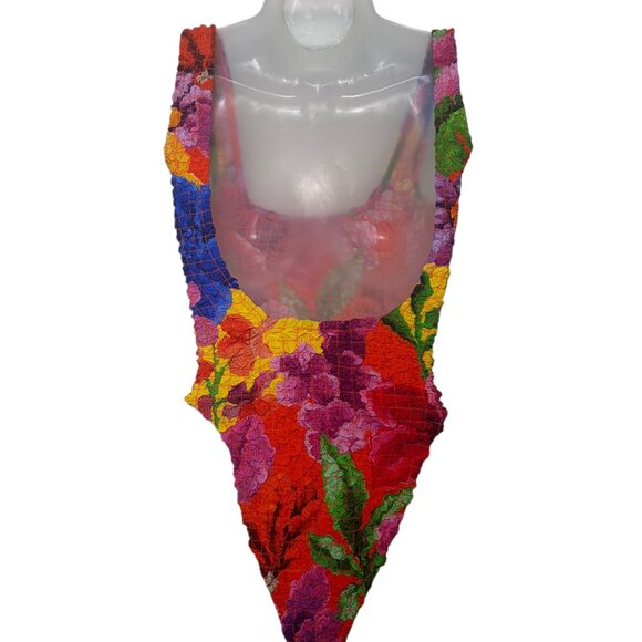 Mara Hoffman Isa Rainbow Multi Textured Bodysuit XXS NWT - Picture 4 of 8